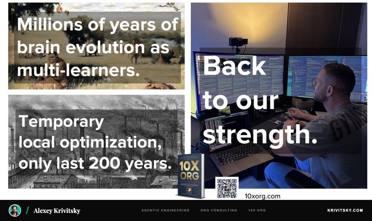 Multi-learning: millions of years of brain evolution vs 200 years of temporary local optimization