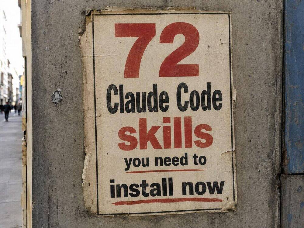 72 Claude Code skills you need to install now